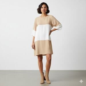 The Fifth Label Daydreaming Oversized T-shirt Tunic Dress Colorblock Pockets XXS